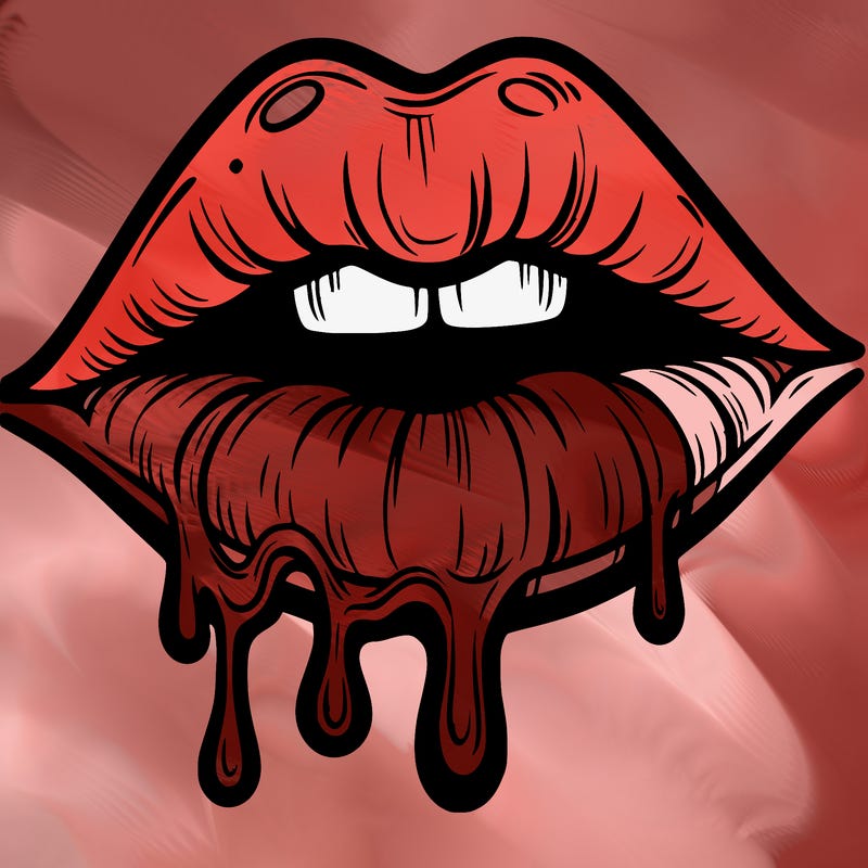 lips that look realistic and drip