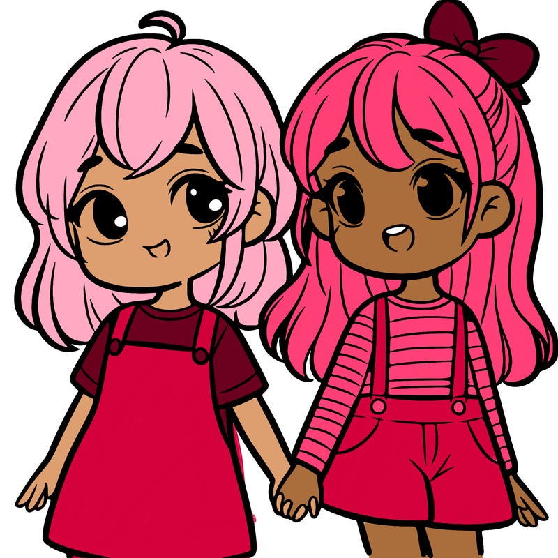 two girls