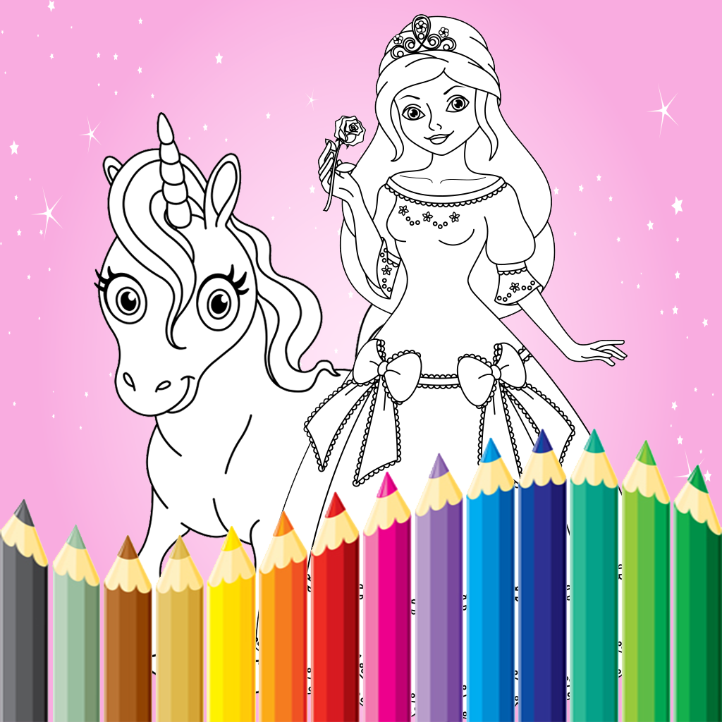 Princess Coloring Book | Creative Art & Drawing Fun for Kids