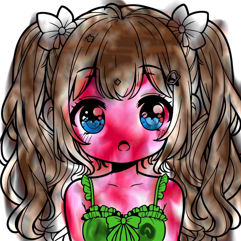 cute sweet anime girl