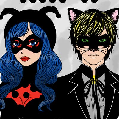 ladybug and cat noir