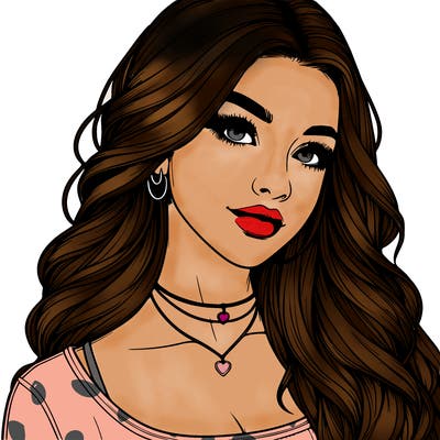 detailed realistic girl