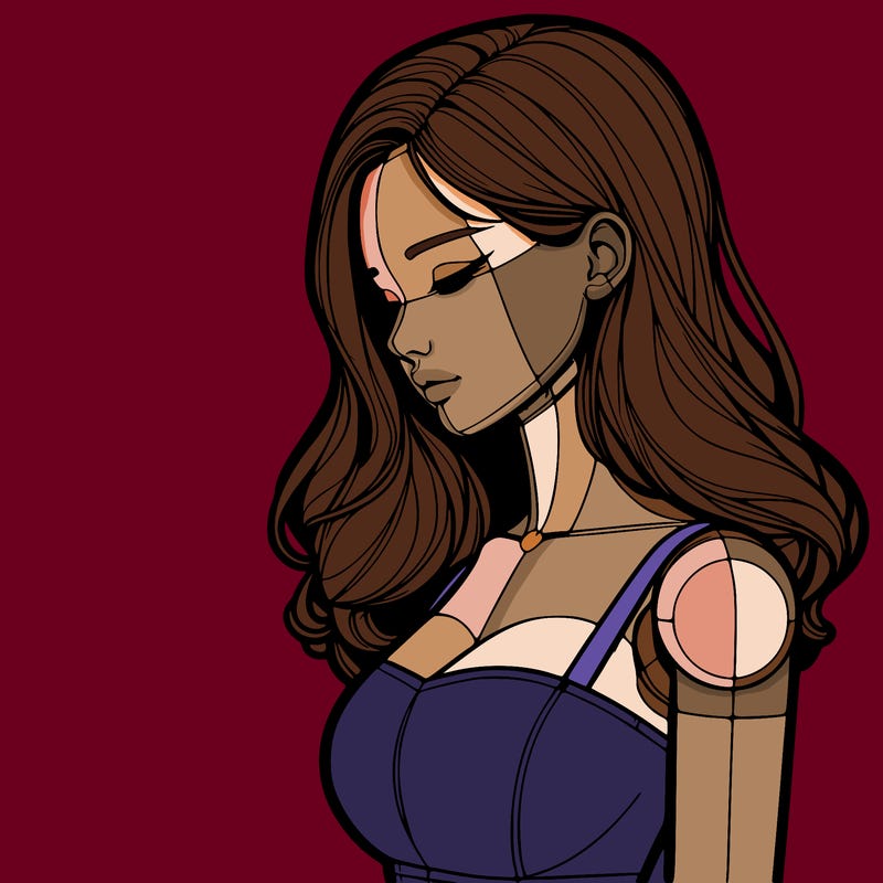 really really realistic girl with lots of detail