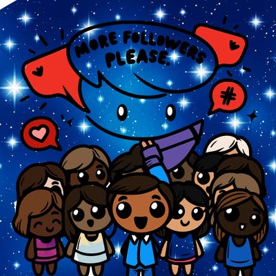 more followers please