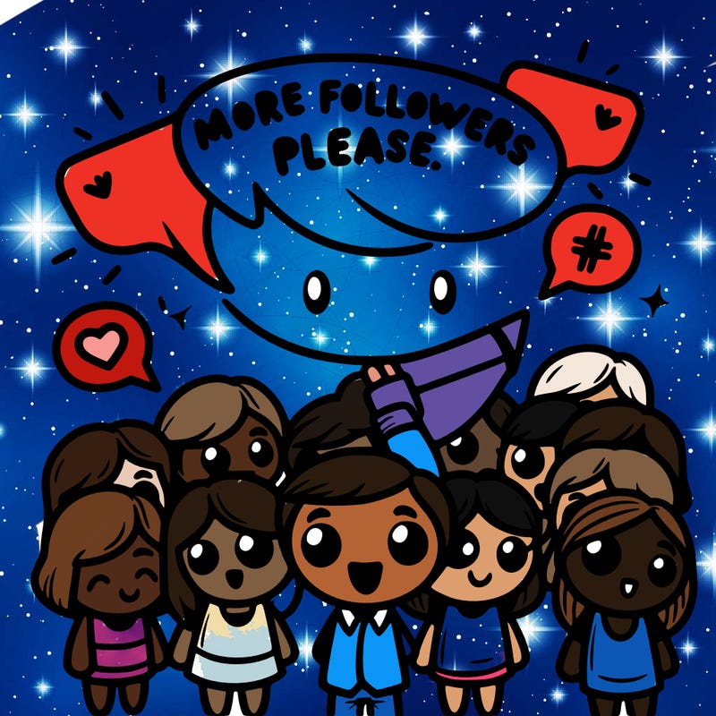 more followers please