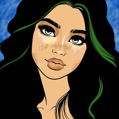 beautiful realistic girl