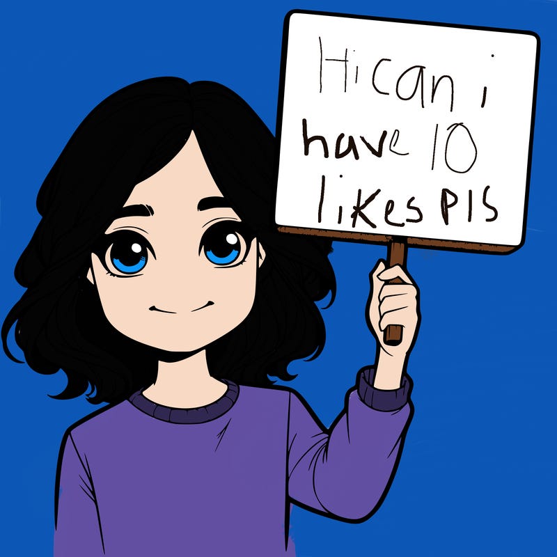 realistic girl holding up a sign