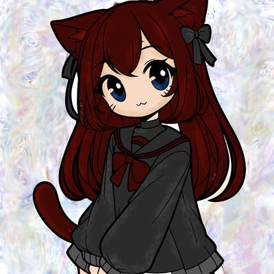 cat anime girl