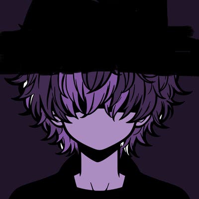 manga boy fluffy hair covering his eyes