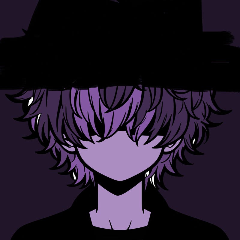 manga boy fluffy hair covering his eyes