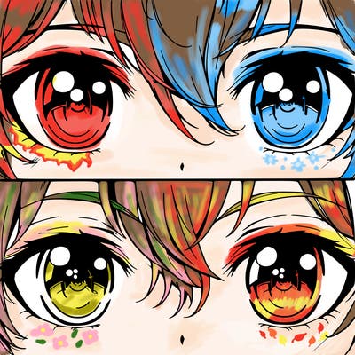 anime eyes