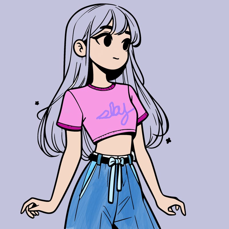 girl in a cute crop top