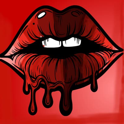 lips that look realistic and drip