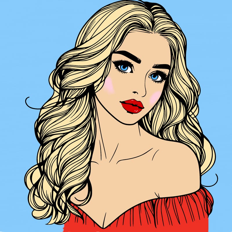 beautiful realistic girl