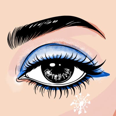 eye closed realistic