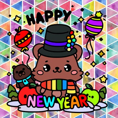 message : happy new year