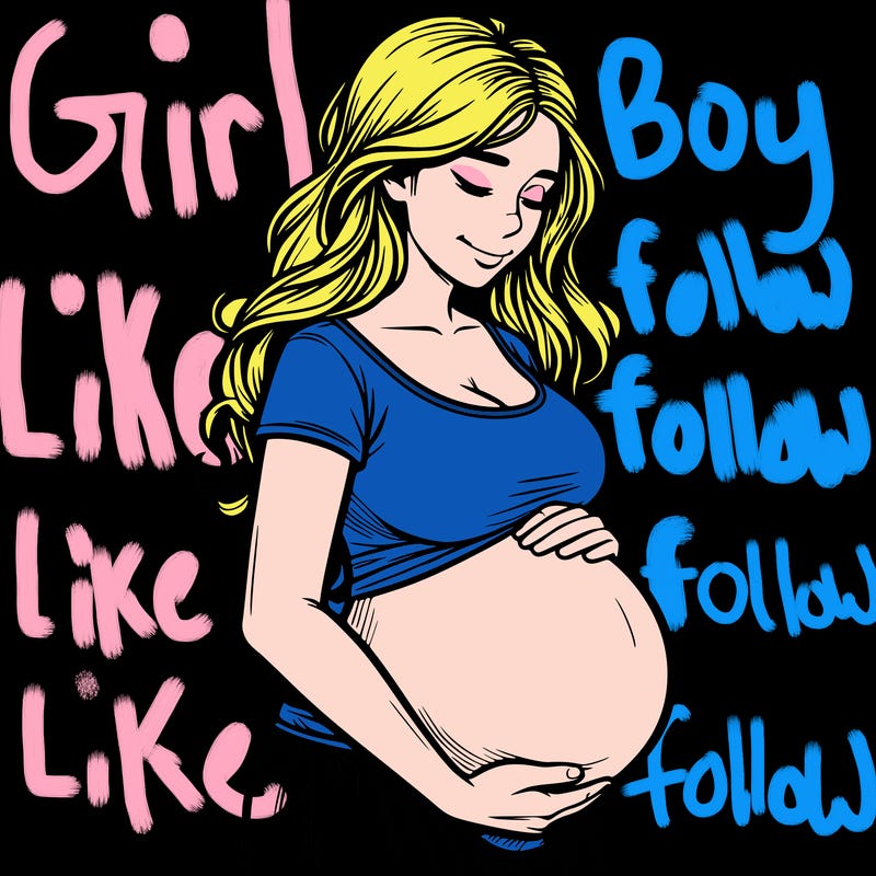 woman heavily pregnant realistic