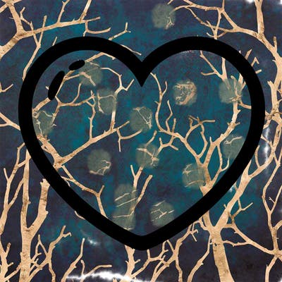 a blank heart