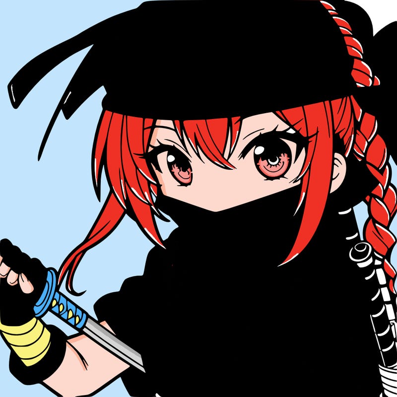manga girl ninja