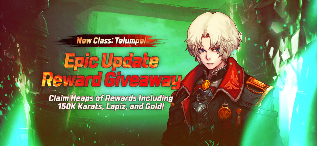 Kritika: The White Knights - New Telumpel class and epic update reward giveaway in Kritika The White Knights