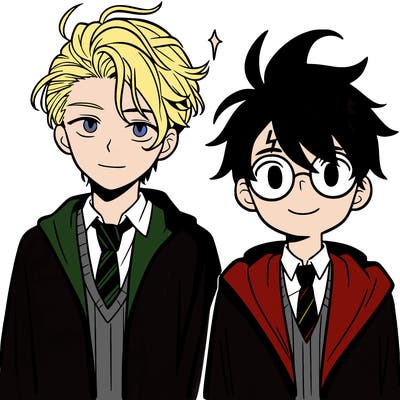 harry potter with draco malfoy
