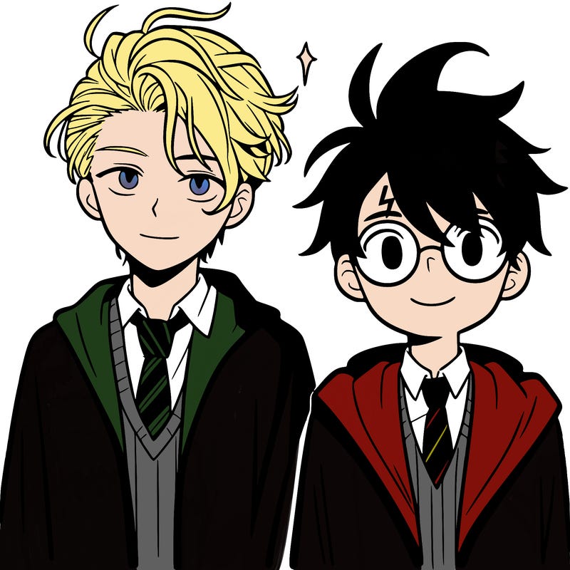 harry potter with draco malfoy