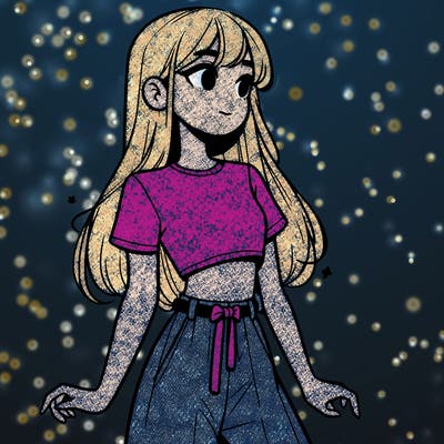 girl in a cute crop top