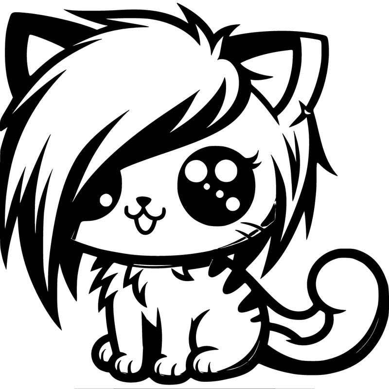 a cat that is emo