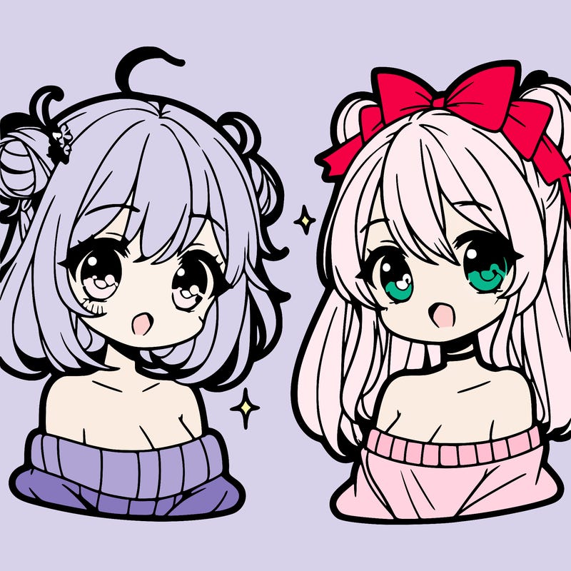 cute anime girls with cute hair styles