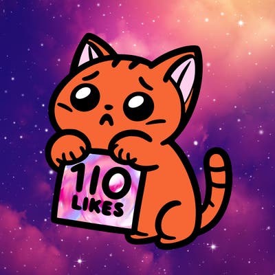 a cat begging for 10 likes