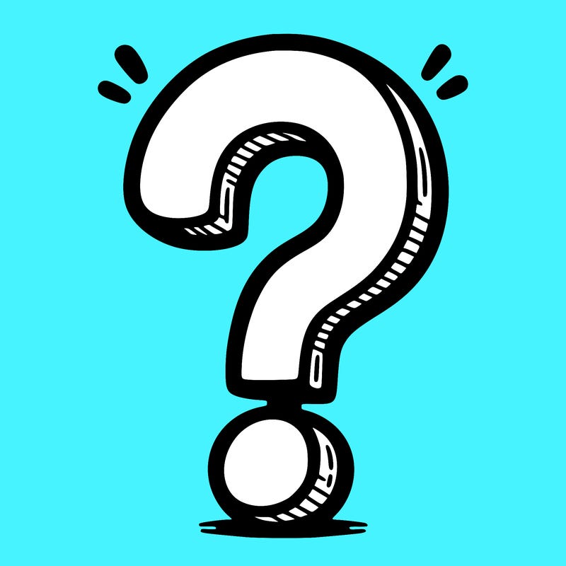 question mark drawing