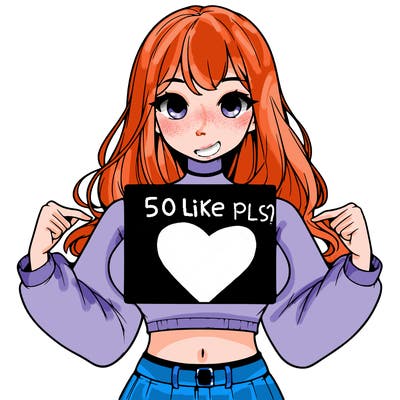 girl holding a blank sign in a long sleeve crop top