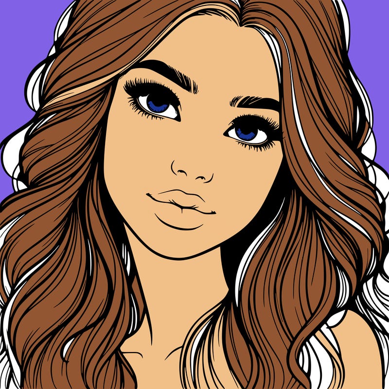 beautiful realistic girl