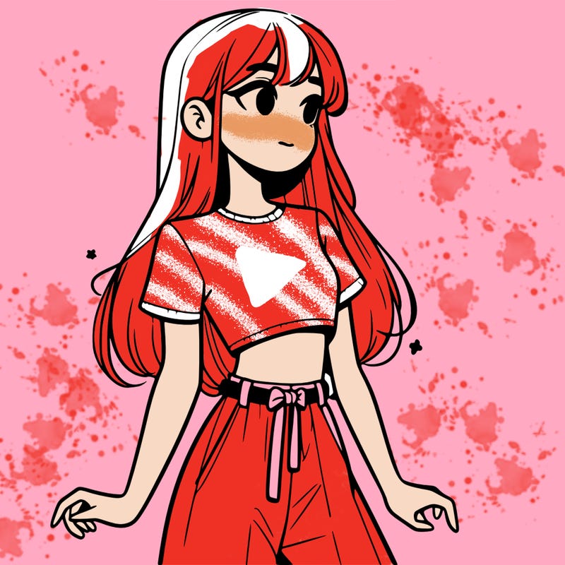 girl in a cute crop top