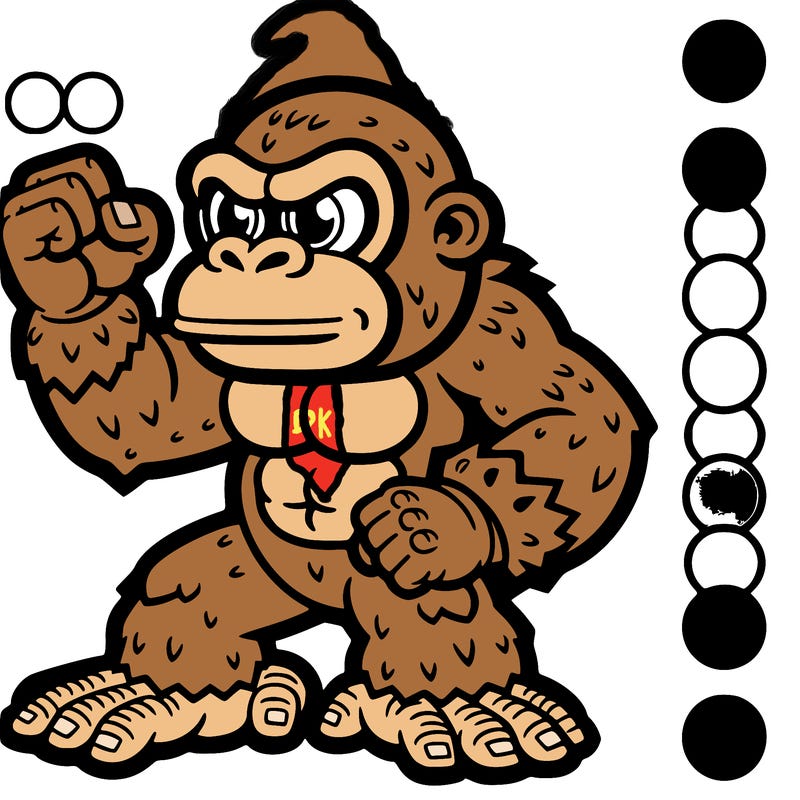 donkey kong mario character