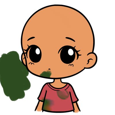girl with no hair