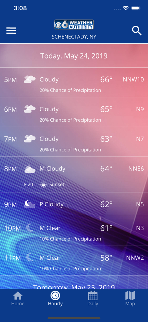 WRGB CBS 6 Weather Authority - Hourly weather forecast for Schenectady NY on the WRGB CBS 6 Weather Authority app