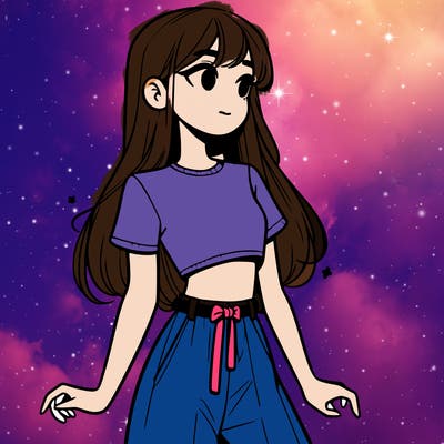 girl in a cute crop top