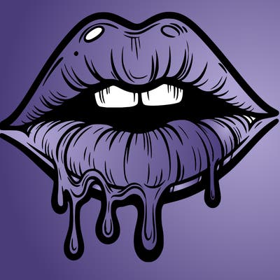 lips that look realistic and drip