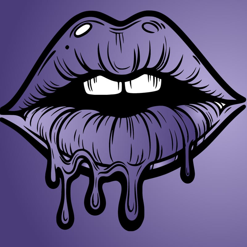 lips that look realistic and drip