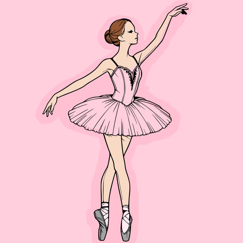 realistic ballerina