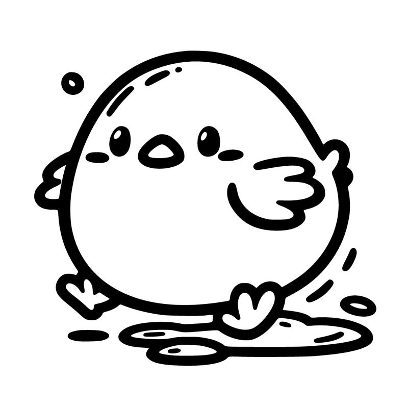 cute chick blob
