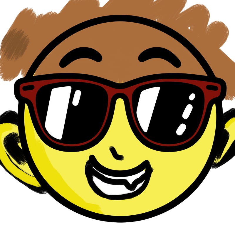 emoji with sunglasses