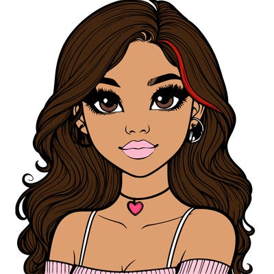 realistic pretty girl