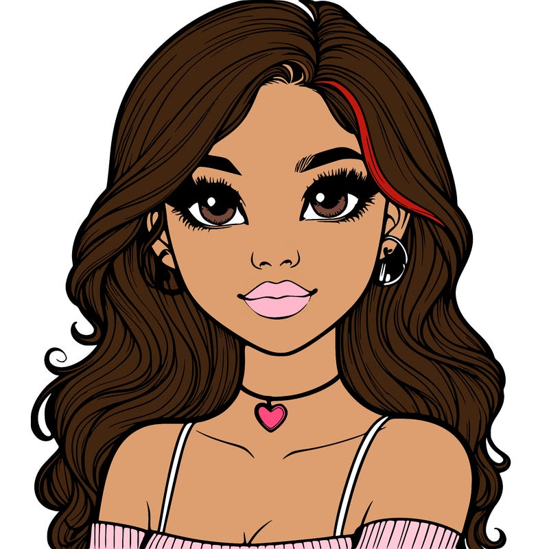 realistic pretty girl