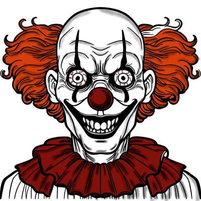 creepy clown