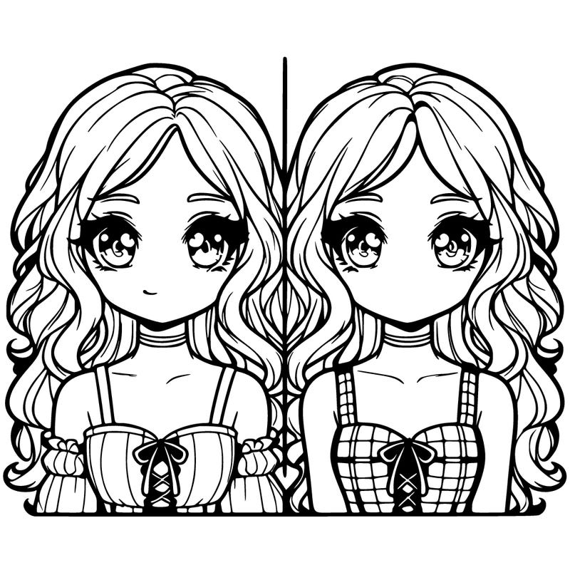 twins realist girls