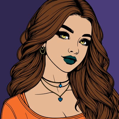 detailed realistic girl