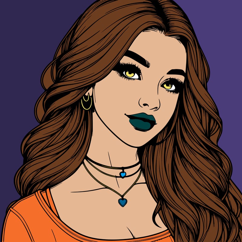 detailed realistic girl