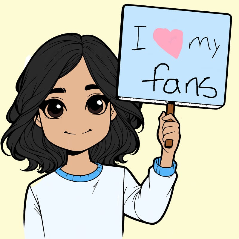 realistic girl holding up a sign